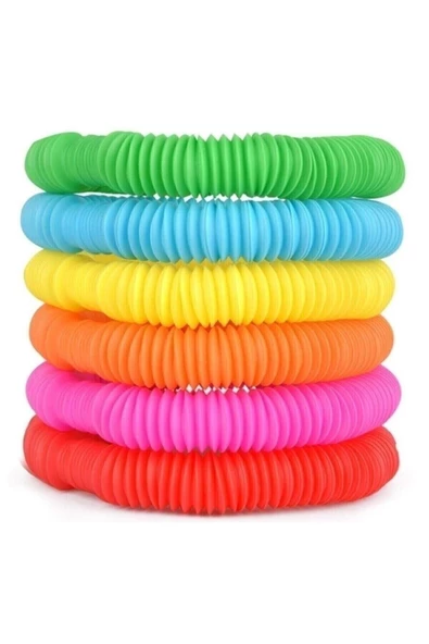 Pazariz Fidget 5 Li Set Stres Giderici Set Popit Pop Tubes 5 Adet Oyuncak ürün görseli 1