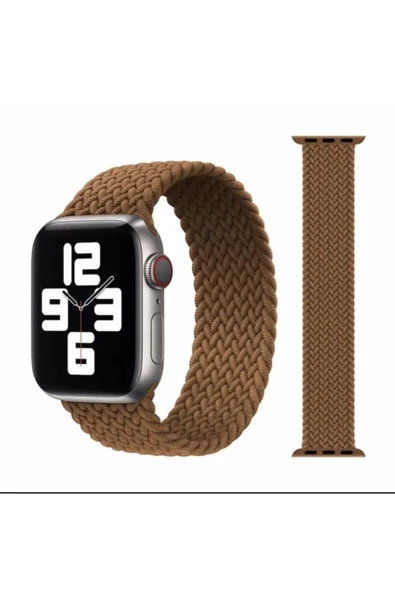 Pazariz Apple Watch Uyumlu 42 / 44mm Örgülü Esnek Kordon ürün görseli 1