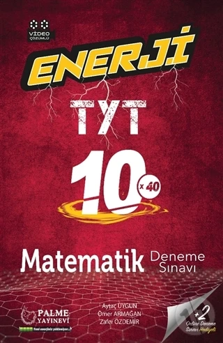 PALME YKS TYT ENERJİ MATEMATİK 10 DENEME SINAVI VİDEO ÇÖZÜMLÜ *YENİ* ürün görseli 1