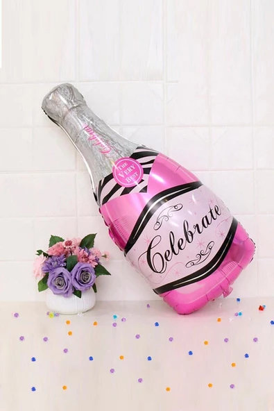 Pazariz Bride To Be Şampanya Şişesi Folyo Balon 100cm ürün görseli 1