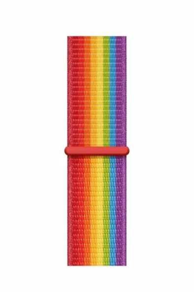 Pazariz Apple Watch Uyumlu Spor Gökkuşağı 38 40 Mm Kordon ürün görseli 1