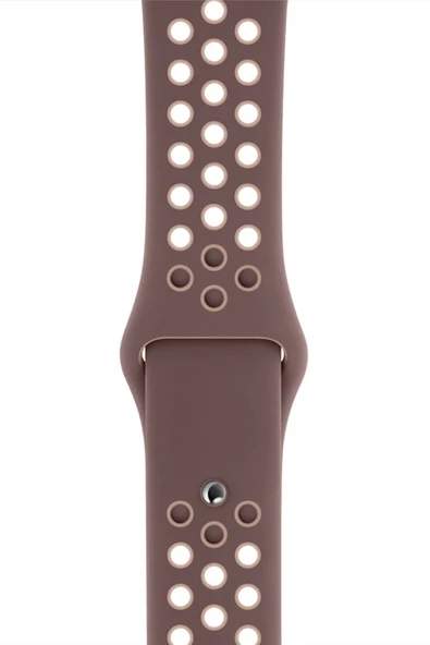 Pazariz Apple Watch Uyumlu Delikli 42-44-45 Mm Kordon Uyumlu Bileklik Spor Band Delikli Kordon ürün görseli 1