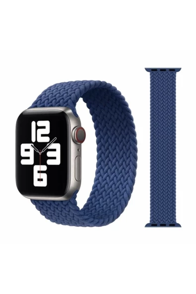 Pazariz Apple Watch Uyumlu Uyumlu 38 / 40mm Örgülü Esnek Kordon ürün görseli 1