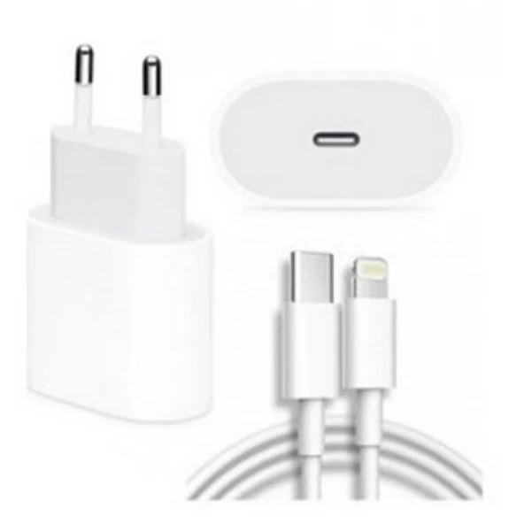 Apple Iphone Tüm Serilerle Uyumlu Hızlı Şarj Aleti Kablo Adaptör 5 6 7 8 X 11 12 13 14 Pro Max Plus PD20L Type-c to Lightning Kablo Yanında ürün görseli 1