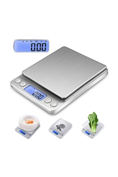 Pazariz Digital Lcd Hassas Terazi Tartı 500 Gr./ 0.01 Gr. Thr124 ürün görseli 1