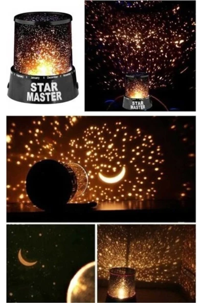 Pazariz Star Master Yıldızlı Gece Lambası Projeksiyon Tavan Işık Yansıtma ürün görseli 1