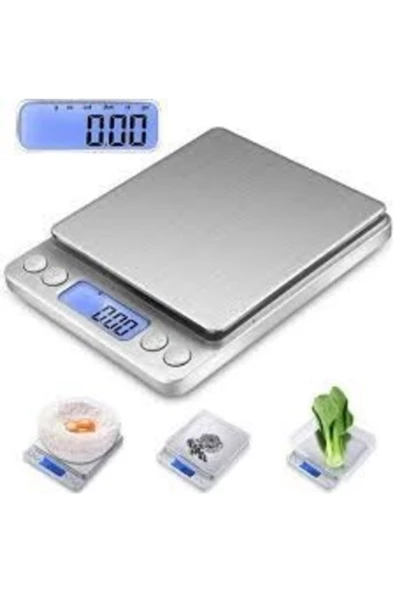 Pazariz Digital Lcd Hassas Tartı-mutfak Terazisi 500gr/01gr ürün görseli 1