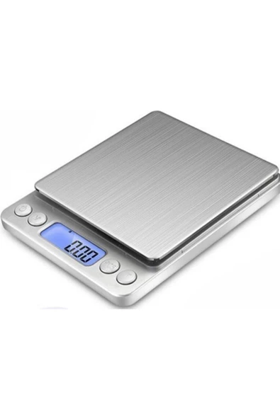 Pazariz Vegetii Digital Lcd Hassas Tartı-mutfak Terazisi 2kg/0.1gr ürün görseli 1