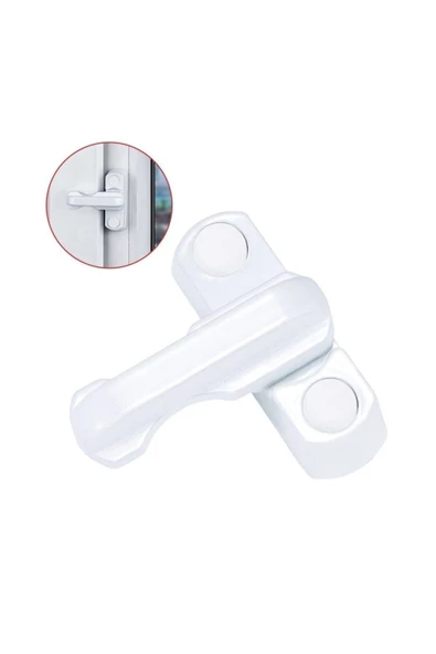 Pazariz 10 Adet Pvc Pimapen Pencere Cam Balkon Kapısı Güvenli Emniyet Kilidi Hırsız Kilidi ürün görseli 1
