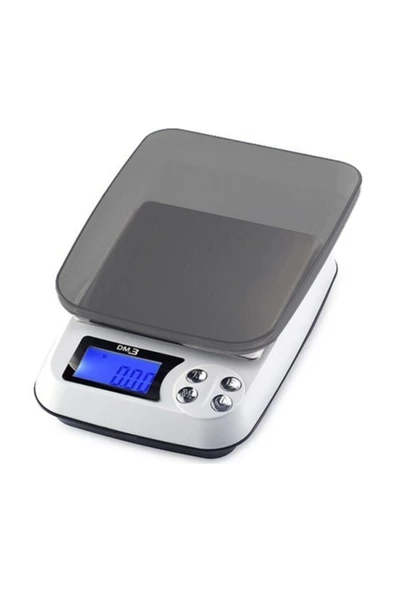 Pazariz Büyük Boy Digital Lcd Hassas Terazi Tartı 3000 Gr. / 0.01 Gr ürün görseli 1