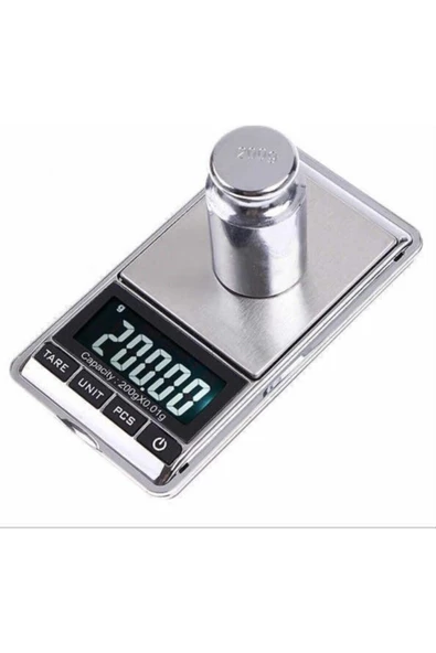 Pazariz Temiz Pazar Digital Lcd Hassas Cep Terazi Tartı 500 Gr ürün görseli 1