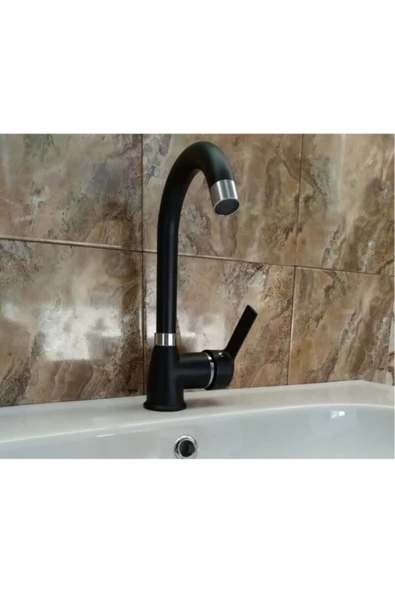 Pazariz Siyah Lavabo - Banyo Bataryası ürün görseli 1