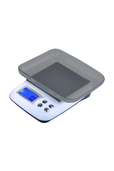 Pazariz Büyük Boy Digital Lcd Hassas Terazi Tartı 3000 Gr. / 0.1 Gr. Thr218 ürün görseli 1