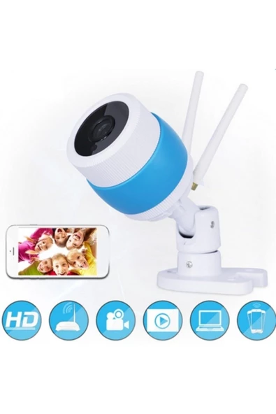 Pazariz Angeleye Ks-513 Sd Slot Hd Gece Görüşlü Çift Antenli Ip Kamera ürün görseli 1