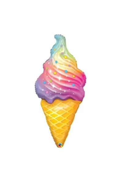 Pazariz Rainbow Dondurma Folyo Balon ürün görseli 1