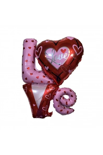 Pazariz Love Kalpli Folyo - Folyo Balon ürün görseli 1