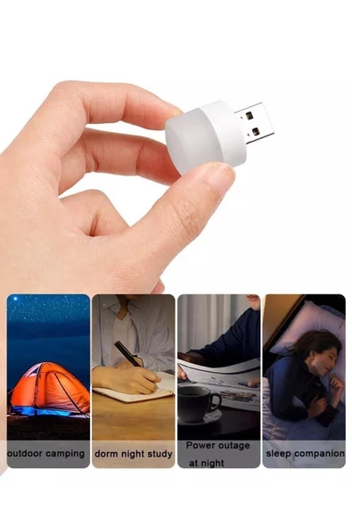 Pazariz Kamp & Gece Lambası Taşınabilir Mini Usb Led Işık ürün görseli 1