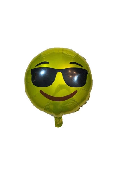 Pazariz Gülen Yüz Figürlü Folyo - Folyo Balon - Emoji Balon - 18 Inç ürün görseli 1