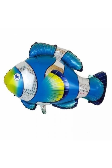 Pazariz Mavi Balık Folyo Balon ürün görseli 1