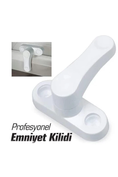 Pazariz 10 Adet Pvc Pimapen Pencere Cam Balkon Kapısı Güvenli Emniyet Kilidi Hırsız Kilidi ürün görseli 1