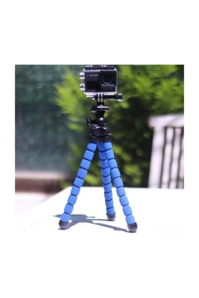 Pazariz Selfie Ahtapot Tripod Esnek Akrobat Stand Çubuğu 26 Cm Büyük Boy ürün görseli 1