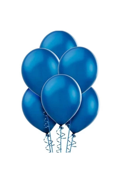 Pazariz Metalik Balon Mavi (20 Adet)-parti-dogum Günü ürün görseli 1