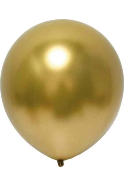Pazariz Krom Balon Altın 6 Adet Metalik Balon ürün görseli 1
