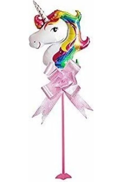 Pazariz Unicorn Çubuklu Folyo Balon ürün görseli 1