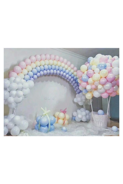 Pazariz Makaron Balon Soft Balon 25 Adet -karışık Renk ürün görseli 1