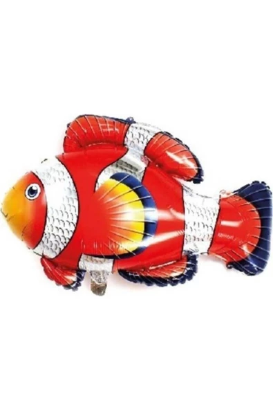 Pazariz Folyo Balon Doğum Günü Balonu Parti Balonu 90 X 71 Cm Turuncu Balık ürün görseli 1