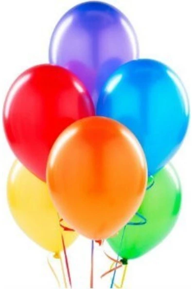 Pazariz Renkli Balon – 25 Adet ürün görseli 1