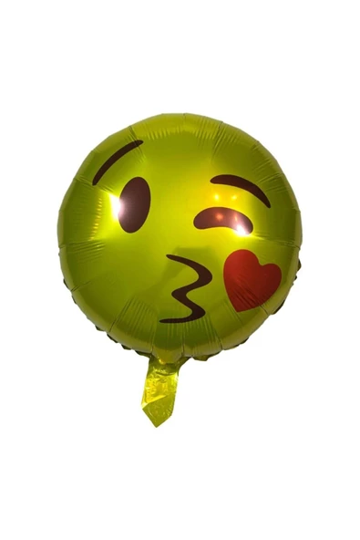 Pazariz Göz Kırpma Figürlü Folyo - Folyo Balon - Emoji Balon - 18 Inç ürün görseli 1