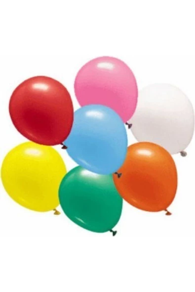 Pazariz Renkli Balon – 50 Adet ürün görseli 1