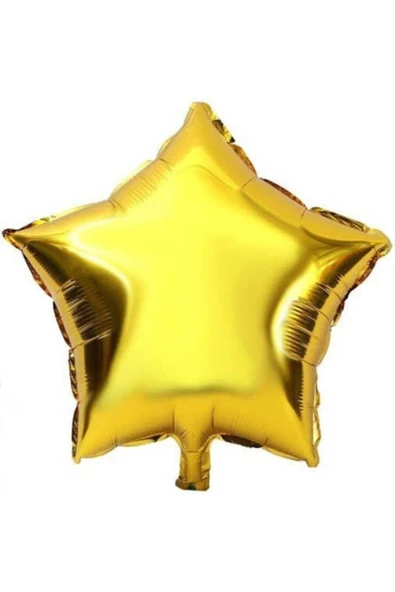 Pazariz Yıldız Folyo Balon Altın(gold) Renk-45 Cm -sevgililer-doğum Günü ürün görseli 1
