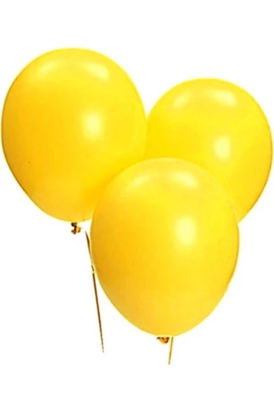 Pazariz Party Balon 50'li Sarı Metalik ürün görseli 1