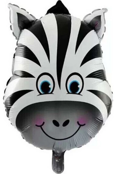 Pazariz Partibahcesi 24' Zebra Folyo Balon ürün görseli 1