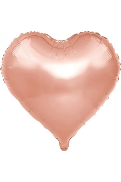 Pazariz Kalp Folyo Balon Rose Gold 60 Cm ürün görseli 1