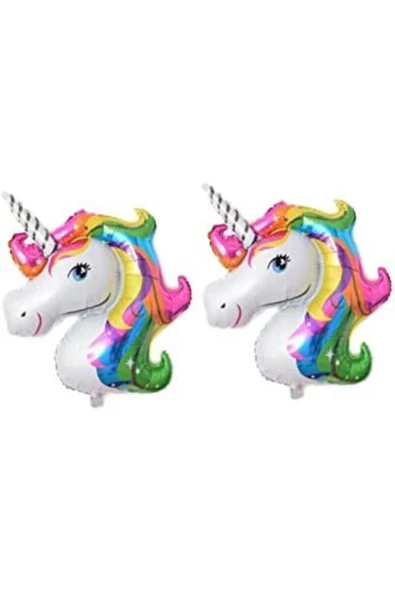 Pazariz Unicorn Folyo Balon 3 Lü Set ürün görseli 1