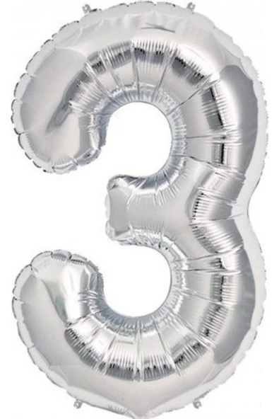 Pazariz 3 Yaş Gümüş Balon ürün görseli 1
