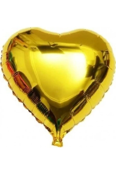 Pazariz Balon Kalp Folyo Balon Altın ürün görseli 1