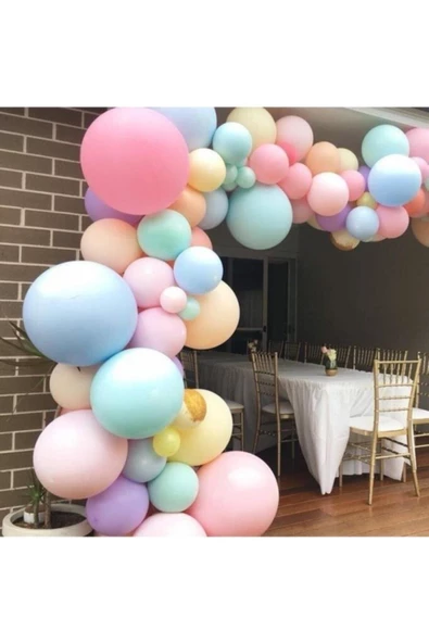 Pazariz Makaron Balon 100 Adet ürün görseli 1