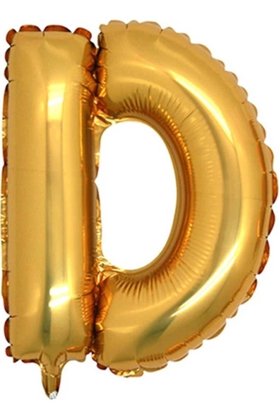 Pazariz Altın Harf Balon ''d'' ürün görseli 1