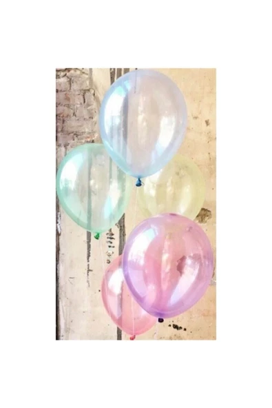 Pazariz Balon Ekstra Şeffaf Karışık (10 Adet) ürün görseli 1