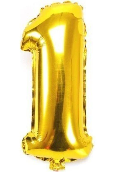 Pazariz Gold Folyo Balon 1 Rakamı ürün görseli 1