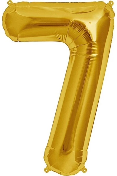 Pazariz Altın Gold Folyo Balon 7 Rakamı 100 Cm ürün görseli 1