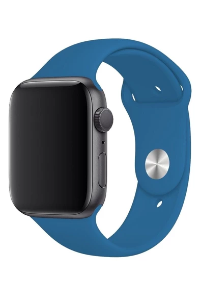 Pazariz Apple Watch Uyumlukordon 1 2 3 4 5 6 7 8 Se 38 Mm/40 Mm/41mm Silikon Kordon Kayış ürün görseli 1