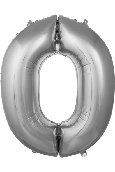 Pazariz Balon O Harf 76 Cm Gümüş Folyo Balon 34 Inc ürün görseli 1