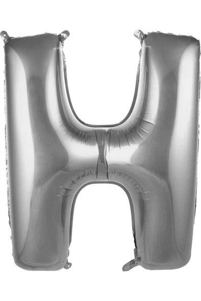 Pazariz Balon H Harf 76 Cm Gümüş Folyo Balon 34 Inc ürün görseli 1