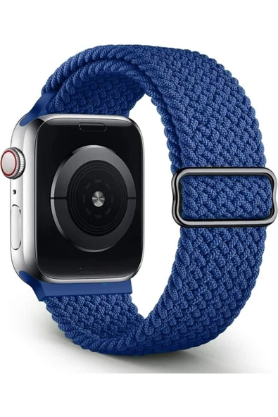 Pazariz Apple Watch Uyumlu42mm 44mm 45mm 49mm Kordon 1/2/3/4/5/6/se/7/8/ultra Örgü Tokalı Kordon ürün görseli 1