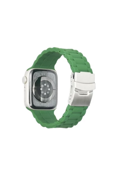 Pazariz Apple Watch Uyumlu4 5 6 7 8 Ultra 45mm 44mm 42mm Silikon Bracelet Kordon ürün görseli 1